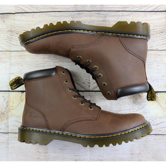 Dr Martens Air Wair Cartor Dark Brown Mens Boot 12 - Picture 3 of 12